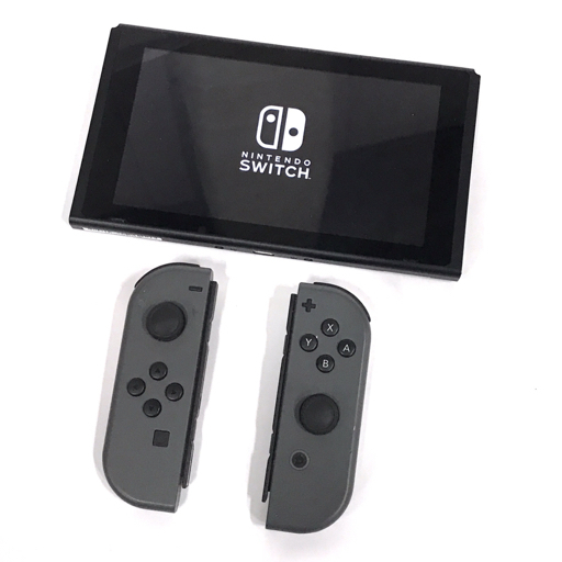 任天堂 HAC-001 ニンテンドースイッチ NINTENDO SWITCH 本体 ジョイコン グレー 付属品あり